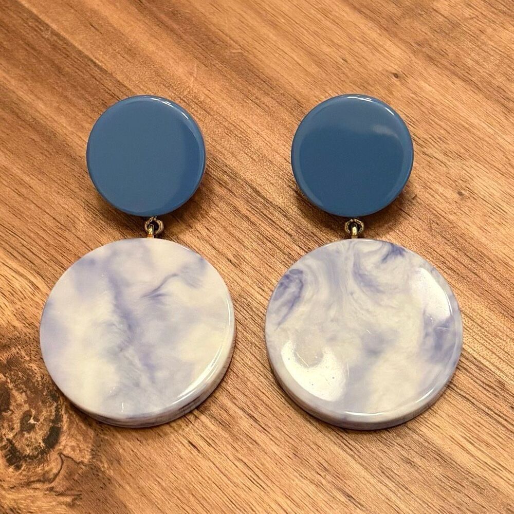 J.Crew | Acetate Statement Earrings | 2 1/2” Legth